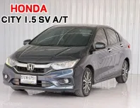  Honda CITY 1.5SV i-VTEC รถเก๋ง 4 ประตู รถสภาพดี มีประกัน