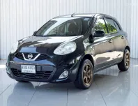 NISSAN MARCH 1.2 E เกียร์ MT ปี 2018 สีดำ โฉม ปี10-ปัจจุบัน