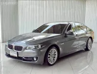 BMW SERIES 5, 528i LUXURY ปี 2014 สีเทา เกียร์ A/T  โฉม F10 ปี10-17