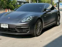 2021 PORSCHE PANAMERA 4 E-HYBRID สี GT Silver Wrap สีดำด้าน