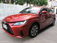 2024 TOYOTA YARIS ATIV 1.2 PREMIUM AUTO สีส้ม วิ่งน้อย 11,096 กม. รถสวยสภาพใหม่ ฟรีดาวน์