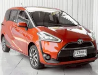 TOYOTA SIENTA 1.5 V ปี 2017 สีส้ม โฉม ปี16-ปัจจุบัน