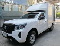 2022 NISSAN NAVARA ตอนเดียว 2.5 S ตอนเดียว เกียร์ธรรมดา สีขาว AIRBAG ตู้CARGOBOX ยางใหม่ ฟรีดาวน์