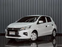 #MITSUBISHI MIRAGE 1.2 ACTIVE CVT AT ปี 2024 สี ขาว ไมล์ 10,000 กม.
