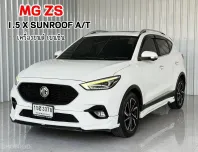 รถบ้าน สภาพดีพร้อมใช้ Mg ZS 1.5X Sunroof รถเก๋ง 5 ประตู 