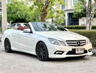 Mercedes Benz E250 Cgi Cabriolet รถสวยตรงปก โทร.0922639576 เอ๋ พร้อมขับ