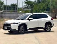 TOYOTA COROLLA CROSS hybrids 1.8 ปี 2021 สีขาว