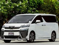 ไมล์แท้ 60,000 กม. 2018 Toyota VELLFIRE 2.5 รถตู้/MPV รถสภาพดี มีประกัน