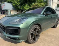 2023 Porsche Cayenne Coupe Platinum Edition สีพิเศษ Oak Green Metallic