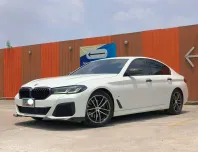 BMW 520d M sport Lci Top ปี 2021 แท้ สีขาว 