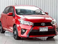 TOYOTA YARIS 1.2 J ปี 2016 สีแดง โฉม ปี13-19