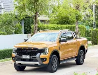 Ford Ranger Wildtrak 2.0 Bi-Turbo 2022 สีสวย  มือเดียวป้ายแดง  ไมล์น้อย  