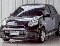 NISSAN MARCH 1.2 V ปี 2012 สีม่วง โฉม ปี10-ปัจจุบัน