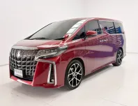 2021จด2022 Toyota Alphard 2.5 Sc Package สีแดง