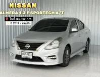 รถมือเดียว Nissan Almera 1.2 E SPORTECH รถเก๋ง 4 ประตู 