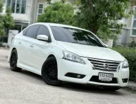 Nissan Sylphy 1.6E เครื่องยนต์: เบนซิน เกียร์:AT ปี: 2013 สี:ขาว 