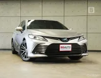2022 Toyota CAMRY 2.5 HEV Premium ไมล์แท้ 5หมื่น Minorchange สีเทาใหม่ มีรับประกันจาก Toyota B1636