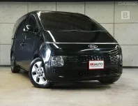 2021 Hyundai Staria 2.2 SEL Van AT ไมล์แท้ สีดำ Abyss Black Pearl ไม่ใช่รถลากจดทะเบียน B1717