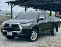 TOYOTA HILUX REVO 2.4 Z EDITION MID CAB ปี2021แท้ (mnc) โฉมหมูป่า เกียร์ AUTO สีดำ