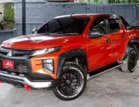 MITSUBISHI TRITON 2.4 MIVEC GLS PLUS สี่ประตู ปี2019 จด ปี2020(mnc) เกียร์ AUTO สีส้ม