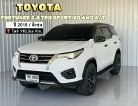 รถบ้าน สภาพดี Toyota Fortuner 2.8 TRD Sportivo (4WD) SUV ออกรถฟรีดาวน์