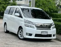 Toyota Vellfire 2.4V  ปี:2012 สี:ขาว เกียร์:ออโต้ เครื่องยนต์:เบนซิน