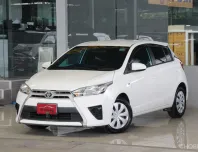Toyota YARIS 1.2 E ปี2015 รถบ้านแท้มือเดียว ไมล์น้อยเข้าศูนย์ ไม่เคยติดแก๊ส สวยเดิมทั้งคัน ออกรถ0บาท