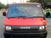 รถตู้TOYOTAรุ่นHIACEหัวจรวดหลังคาเตี้ย เครื่องเบนซิน 1RZ เดิมๆ พร้อมป้ายสวย