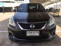 ปี 2013 NISSAN ALMERA 1.2VL (ตัวtopสุด)  เกียร์ออโต้ สีดำ มือเดียวออกห้างฯ