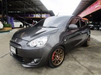 2012 MITSUBISHI MIRAGE 1.2GLS สีเทา ออโต้ เบนซิน เบาะหนัง AIRBAGแอร์ออโต้ ไฟตัดหมอก แม็กเท่ๆ ภายในให
