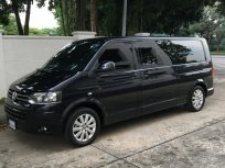 รถตู้มือสอง Volkswagen Caravelle 2.0 TDI ดีเซล VIP สีดำ 