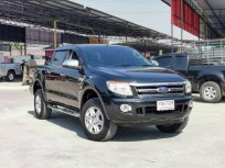 2015 FORD RANGER,2.2 XLT DOUBLE CAB HI-RIDER​ สีดำ​ เกียร์ออโต้​  6​สปีด​ ขับเคลื่อน2​ล้อ