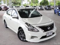 2015 Nissan almera 1.2 E sportech A/T สีขาว