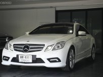 2011 Mercedes-Benz E250 AMG 1.8 Avantgarde รถเก๋ง 2 ประตู 