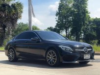 2015 Mercedes-Benz C300 Bluetec Hybrid AMG Dynamic  (W205) | ออกศูนย์ ตัวท็อป สภาพดี สีดำเบาะแดง 