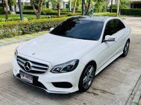 2014 Mercedes-Benz E300 2.1 AMG Dynamic Blue TEC HYBRID รถเก๋ง 4 ประตู รถบ้านมือเดียว
