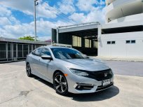 2017 HONDA CIVIC 1.8E สีเทา รถสวยมาก ไม่เคยมีอุบัติเหตุหนัก ไมล์แท้วิ่งน้อย 103,xxx km. Push Start