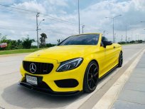 2017 Mercedes-Benz C300 2.0 AMG Dynamic รถเปิดประทุน ขายรถบ้าน ไมล์แท้ เจ้าของขายเอง 