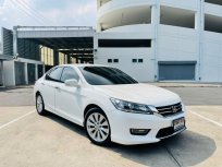 2013 HONDA ACCORD 2.0EL i-VTEC สีขาว ตัวถังสวยมาก ไม่เคยมีอุบัติเหตุ ชุดABSใหม่ ไมล์น้อย พร้อมใช้งาน