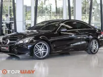Mercedes-Benz E 200 AMG Dynamic Coupe สี Obsidian Black  ปี 2014 วิ่ง 58,xxx km. 