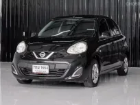 Nissan MARCH 1.2 E 2018 รถสวย สีดำสวยหรู ประวัติเช็คศูนย์ สีสวยเงางาม ช่วงล่างดีเยี่ยม