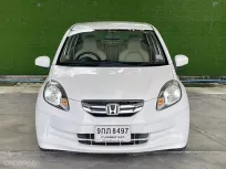 2014 Honda BRIO 1.2 Amaze V รถเก๋ง 4 ประตู รถบ้านมือเดียว