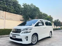 2014 Toyota VELLFIRE 2.4 Z G EDITION รถตู้/MPV ดาวน์ 0% รถบ้าน ไมล์น้อย 