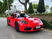 2019 Porsche 718 Cayman แดง รถศูนย์ aas มือเดียว