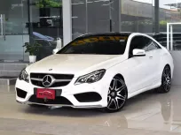 เคลือบแก้วมาให้แล้วพร้อมราคา โดนๆ2016 Mercedes-Benz E250 2.0 AMG Plus รถเก๋ง 2 ประตู ฟรีดาวน์