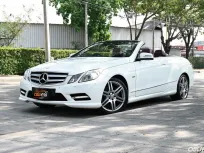 Benz E200 1.8 W207 Sport รถเปิดประทุน 2012 รถบ้านมือเดียวชุดแต่งแท้จากศูนย์ เปิดประทุนไฟฟ้า