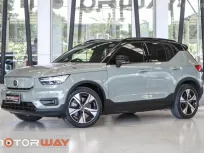 VOLVO XC40  Recharge Pure Electric สีเขียว Sage Green Metallic ปี 2022  วิ่ง 38,xxx km.