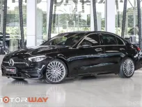 Mercedes-Benz C 220d AMG Dynamic สี Obsidian Black ปี 2022  วิ่ง 27,xxx km.