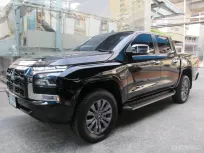 2024 MITSUBISHI TRITON DOUBLE CAB 2.4 PLUS ULTRA รุ่นTOP เกียร์ธรรมดา สีดำ วิ่งน้อย 1,185 กม ใหม่มาก