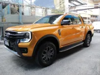 2023 FORD RANGER DOUBBLE CAB 2.0 BI-TURBO 4WD WILDTRAK (รุ่นTOPสุด) เกียร์AUTO รถสวยสภาพใหม่ ฟรีดาว